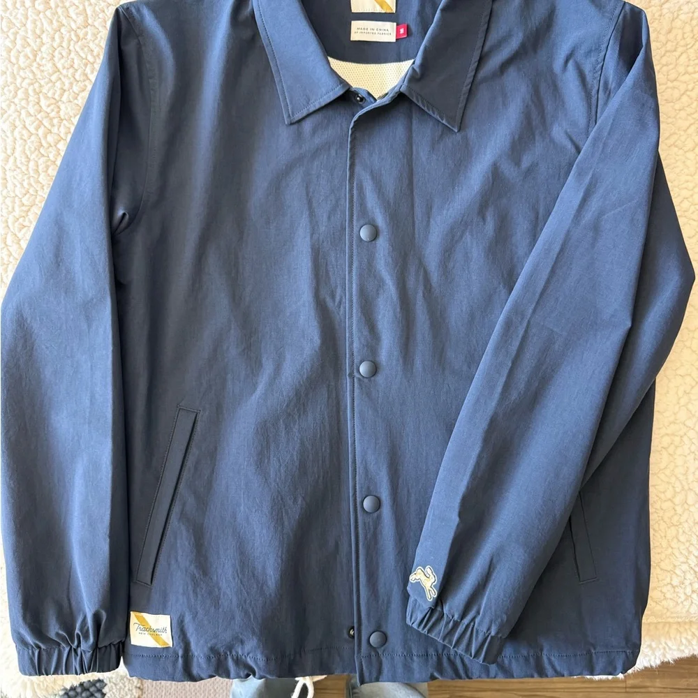 Tracksmith Women’s Navy Blue Coach’s Jacket - Picture 1 of 5